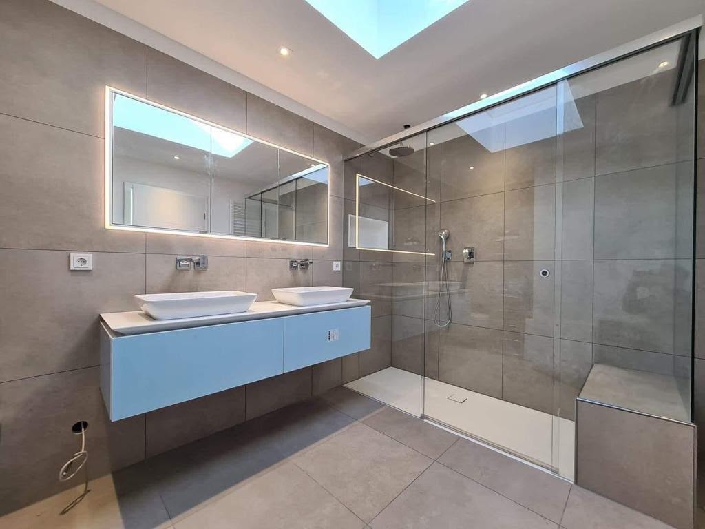 Badezimmer fertig renoviert